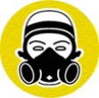 symbole de sécurité: masque respiratoire